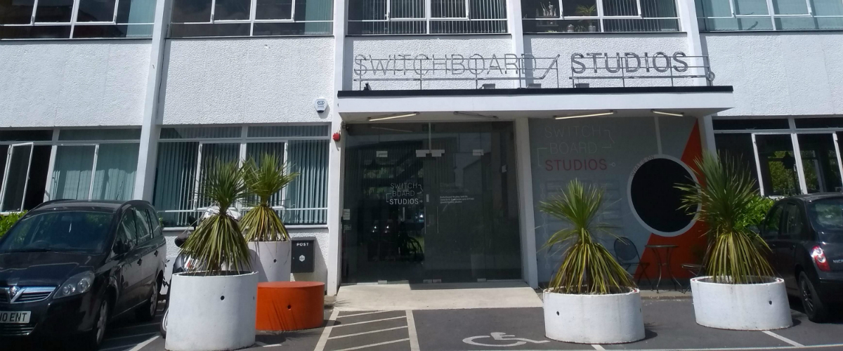 The front of Switchboard Studios near Blackhorse Lane